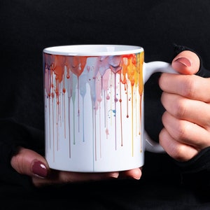 Dripping Paint Mug | Funny Mug for Artist Funny Mug for Painter Gift for Artist Funny Gift for Painter Funny Paint Can Mug Paint Cup Mug