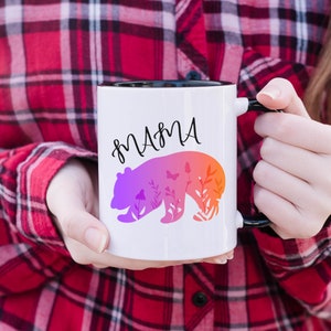 Mama Bear Coffee Mug | Cute Gift for Mom Mug Gift for New Mom Mother Gift for Wife Mug Gift for Mother&#39;s Day Mama Bear Mug Gift Mom Gift Mug