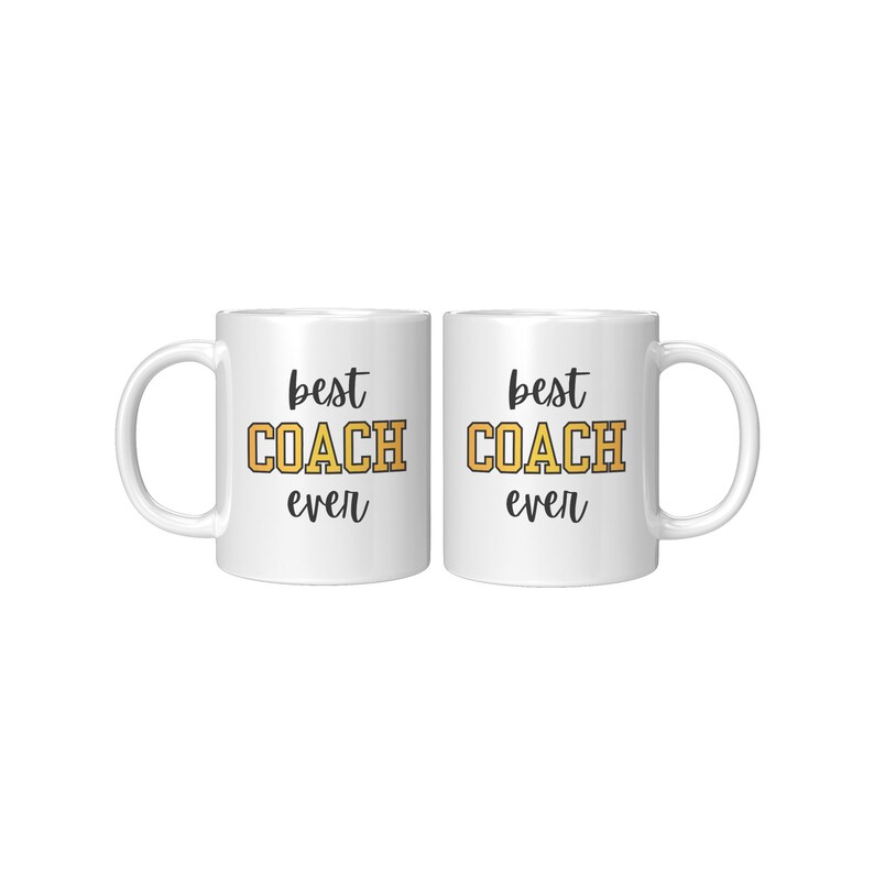 Best Coach Ever Coffee Mug Gift for Coach Gift for Dad Coach Mug Sports
