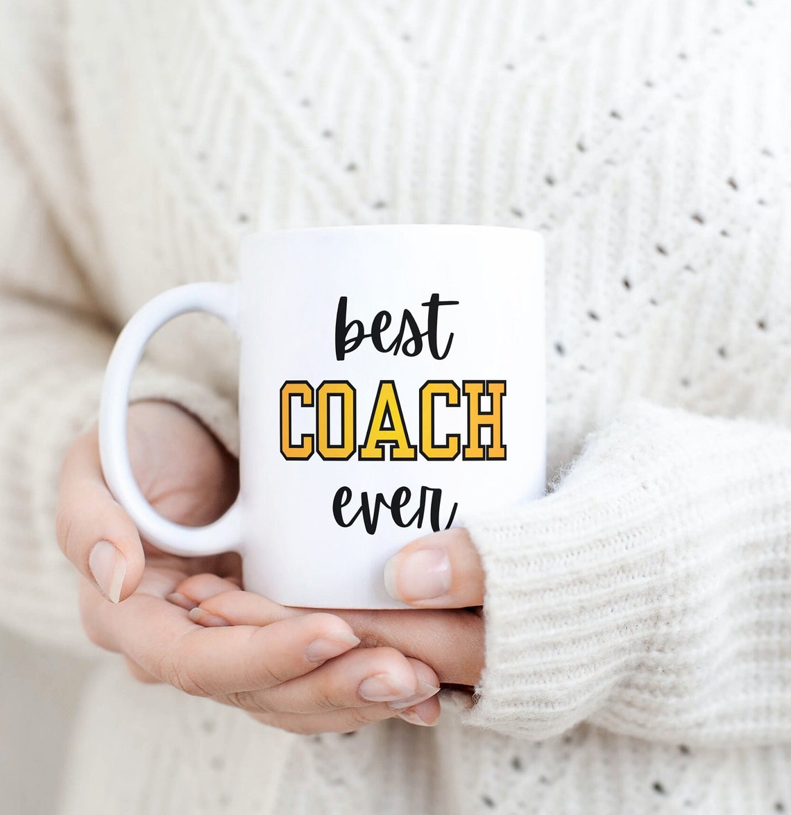 Best Coach Ever Coffee Mug Gift for Coach Gift for Dad Coach Mug Sports ...