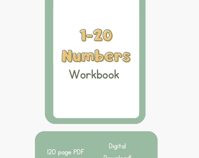 Practice Writing Numbers 1 - 20 - Etsy Canada