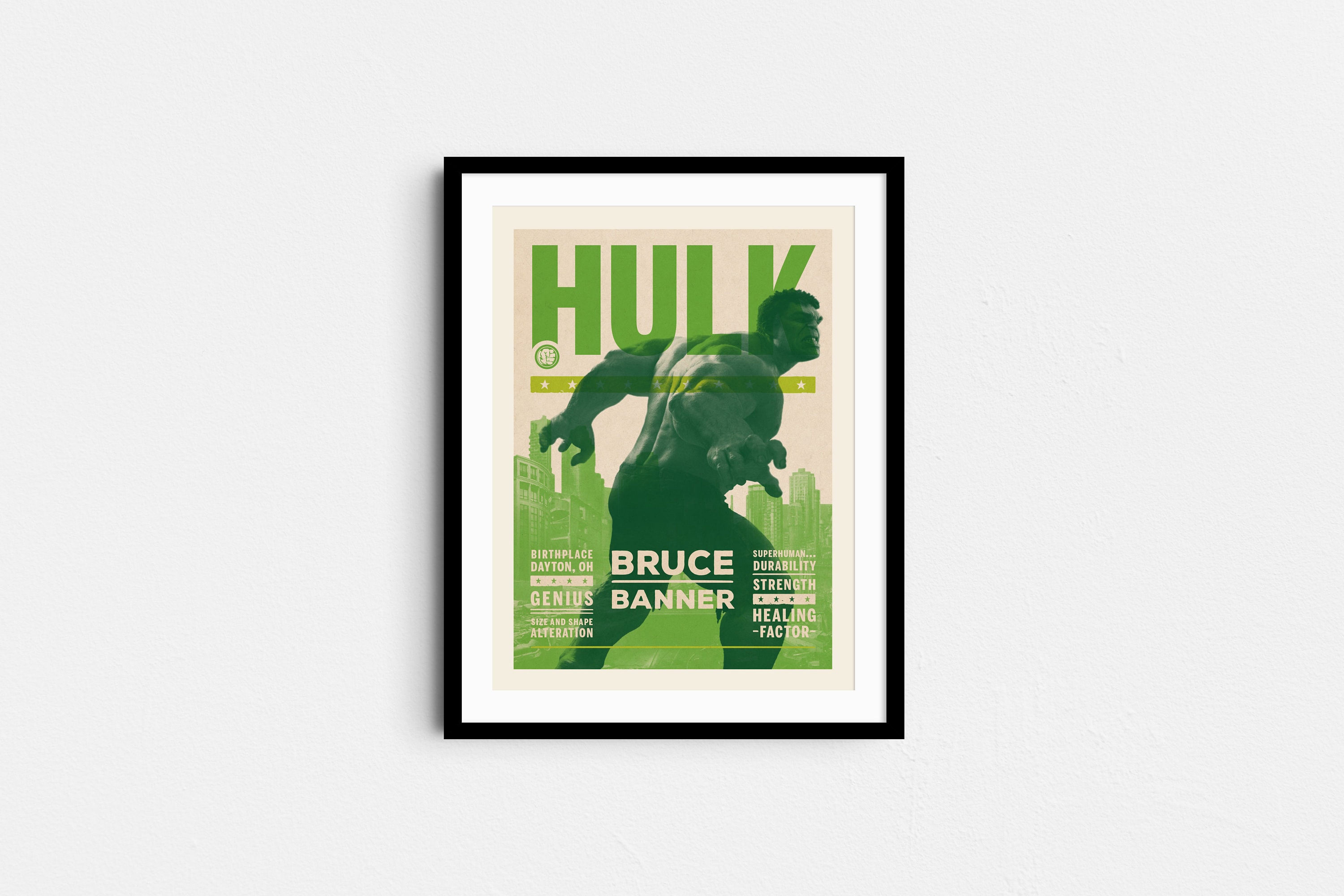 The Hulk Bust Statue Bruce Banner Green Mean Machine 