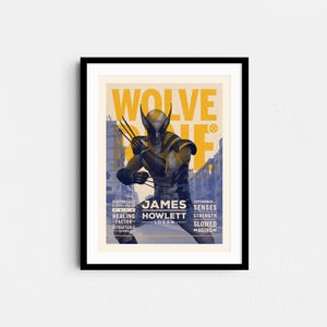 ウルヴァリン WOLVERINE ポスター MARVEL X-MEN ビンテージ ウルヴァリン WOLVERINE ポスター MARVEL X-MEN ビンテージ