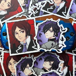 Persona 1 and 2 Stickers Naoya and Tatsuya