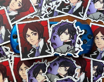 Persona 1 and 2 Stickers Naoya and Tatsuya
