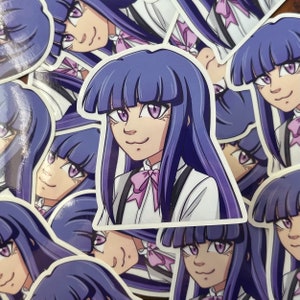 Higurashi When They Cry Rika Clear Peeker Sticker