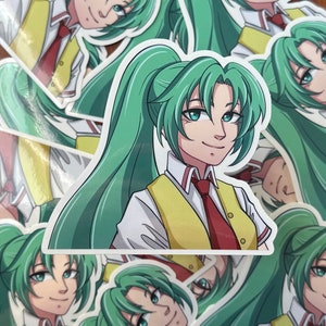 Higurashi When They Cry Mion Clear Peeker Sticker