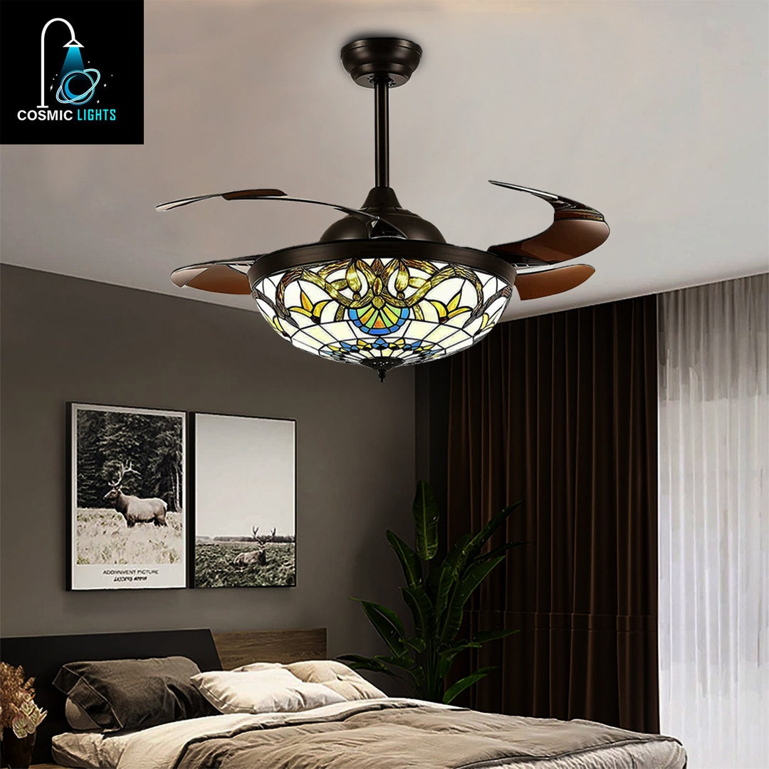 42 Tiffany Style Ceiling Fan Chandelier Modern Ceiling Fan Ceiling Fan