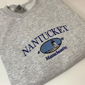 Nantucket Embroidered Sweatshirt
