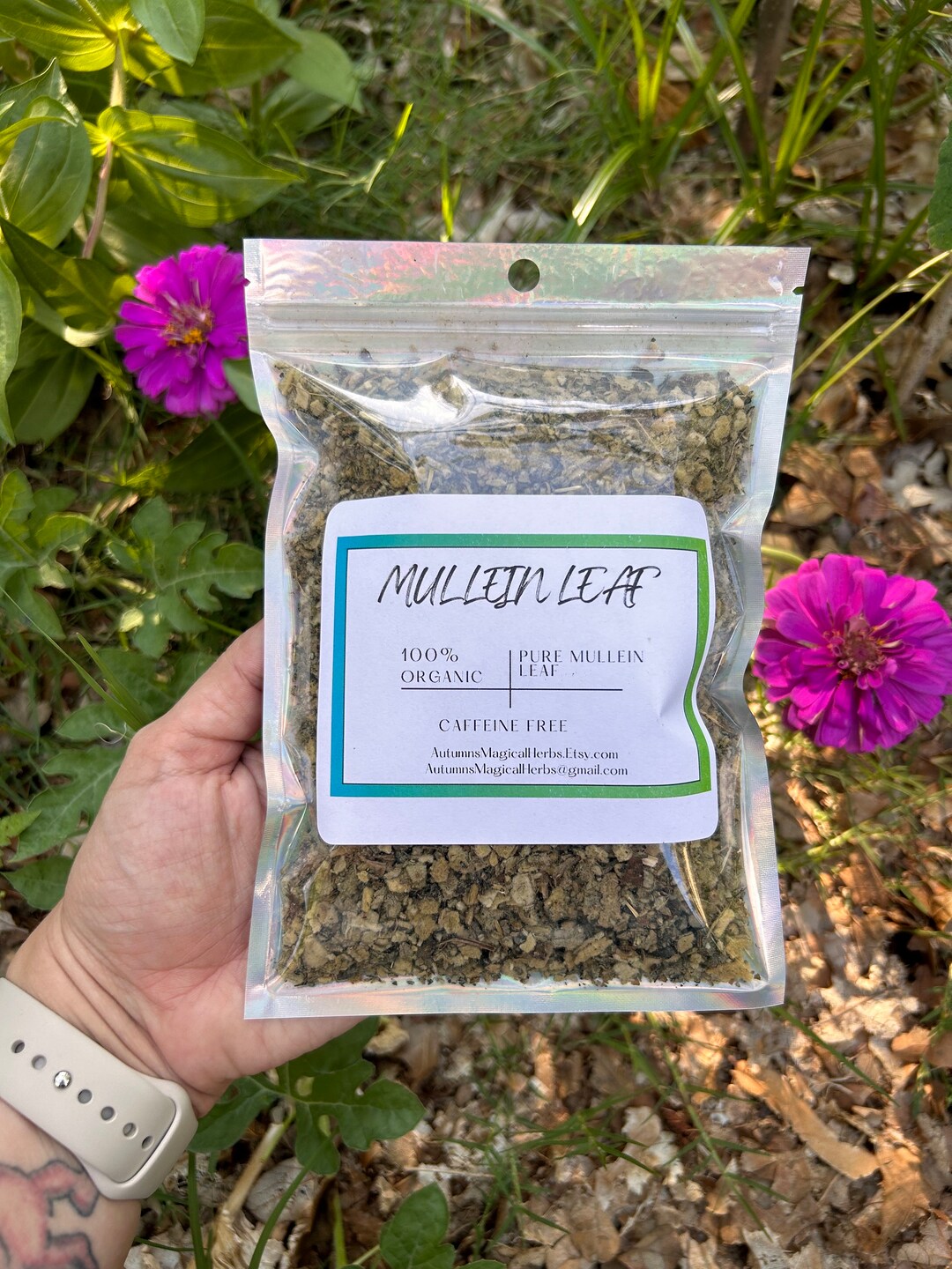 Organic Mullein Leaf Loose Leaf Herb 1oz Etsy