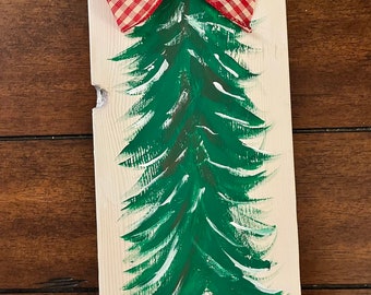 Hand painted Christmas tree