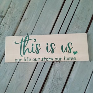 This is us made from reclaimed pallet wood