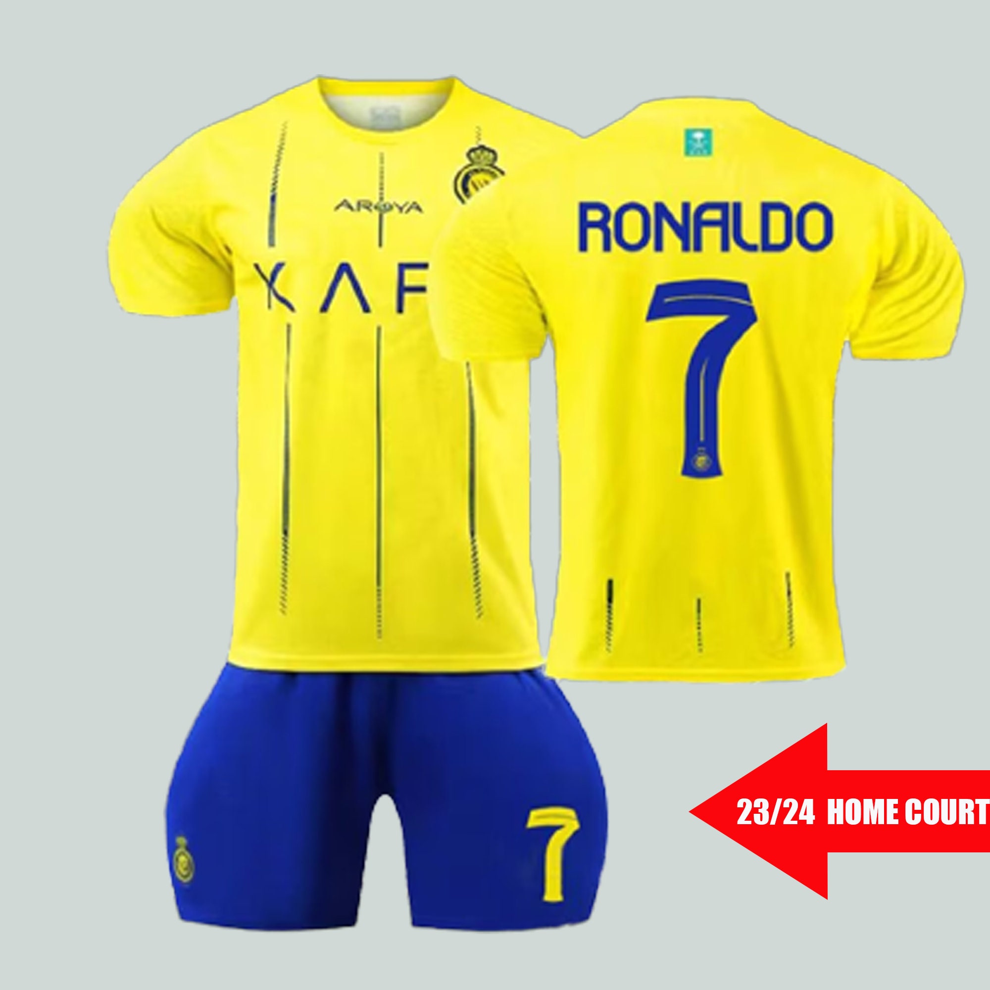 NEW 23/24 Ronaldo Alnassr Jersey Soccer Adult Men and Kid Etsy Australia