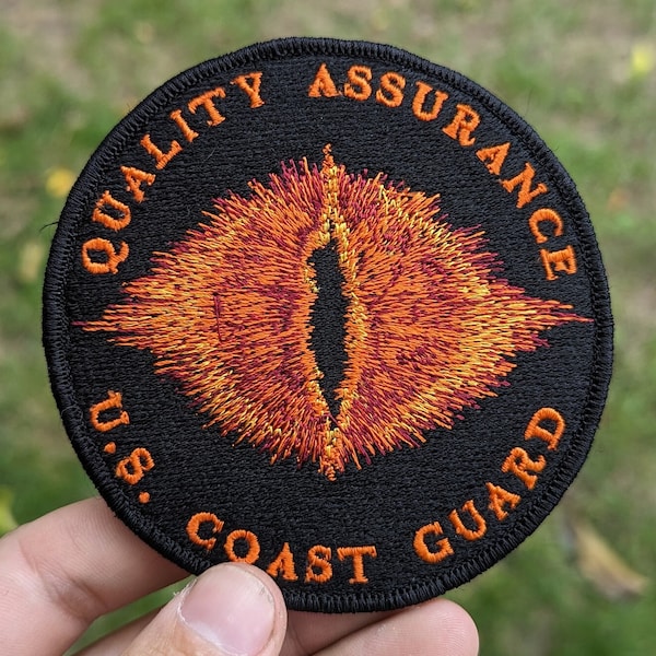 USCG QA Quality Assurance Eye of Sauron Morale Patch 4"