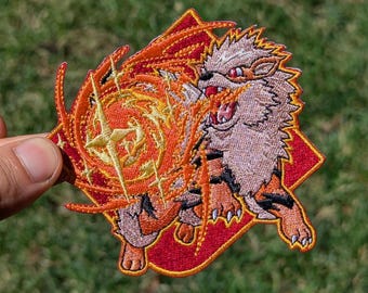Arcanine 4" Patch