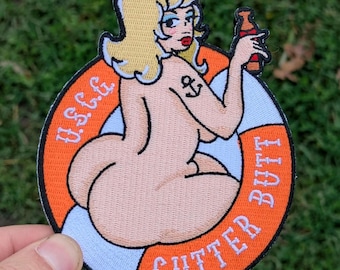 Cutter Butt Morale Patch 5" x 4"