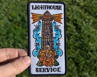 Lighthouse Service Insignia Patch 4"