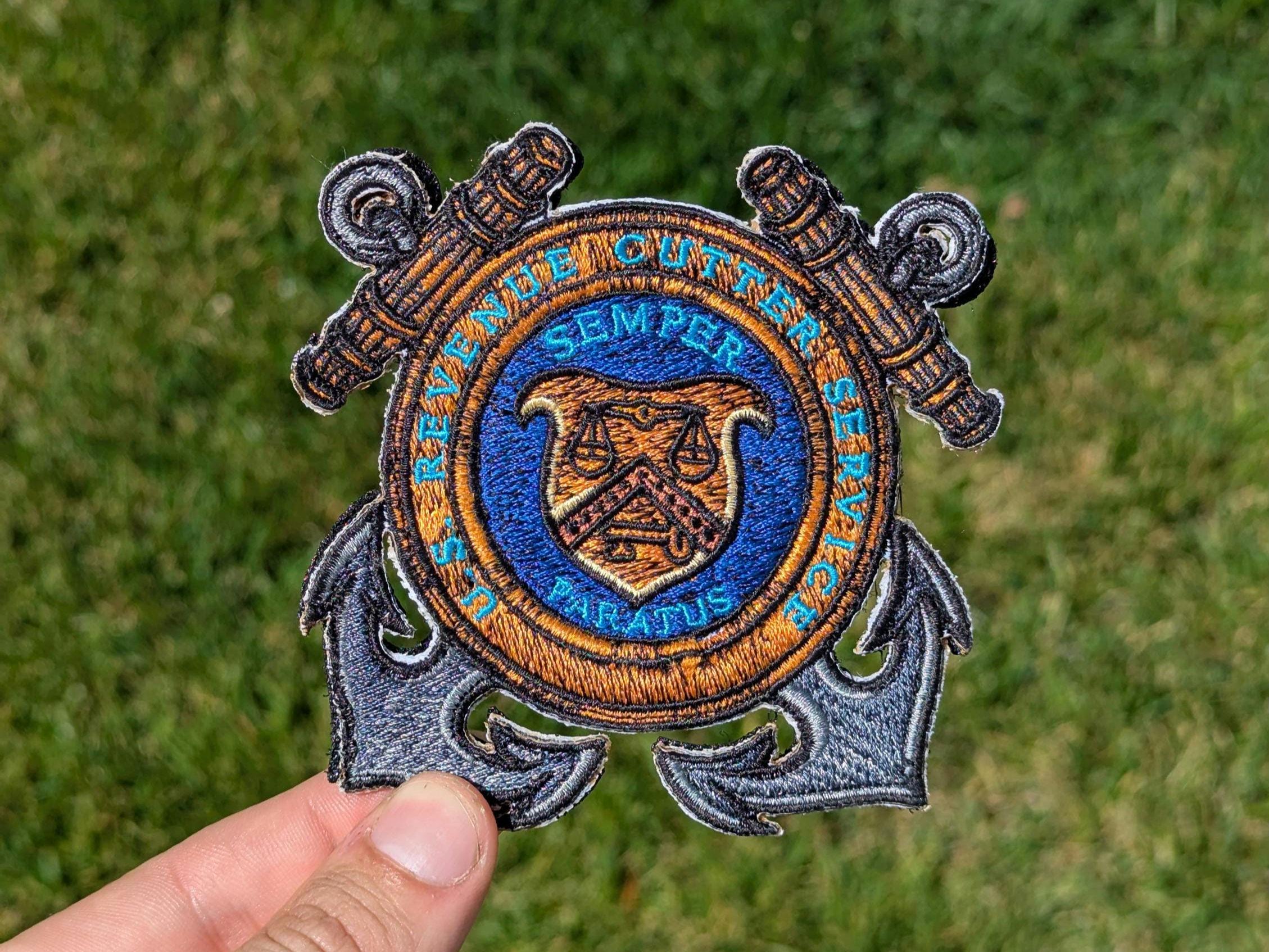 アメリカ沿岸警備隊コーストガード エンブレム ステンドグラス グラスマスターズ社 アメリカ沿岸警備隊コーストガード エンブレム ステンドグラス