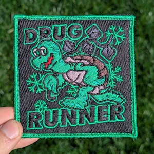 Drug Running Turtle 4" Morale Patch