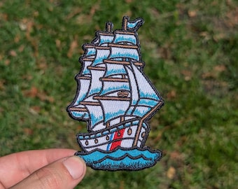 USCG Full Mast Sailing Cutter Morale Patch 4"