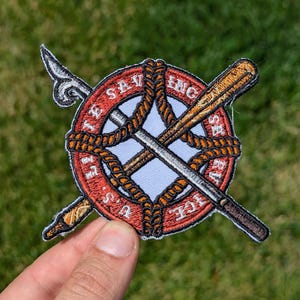 U.S. Life Saving Service Insignia Patch 4&quot;