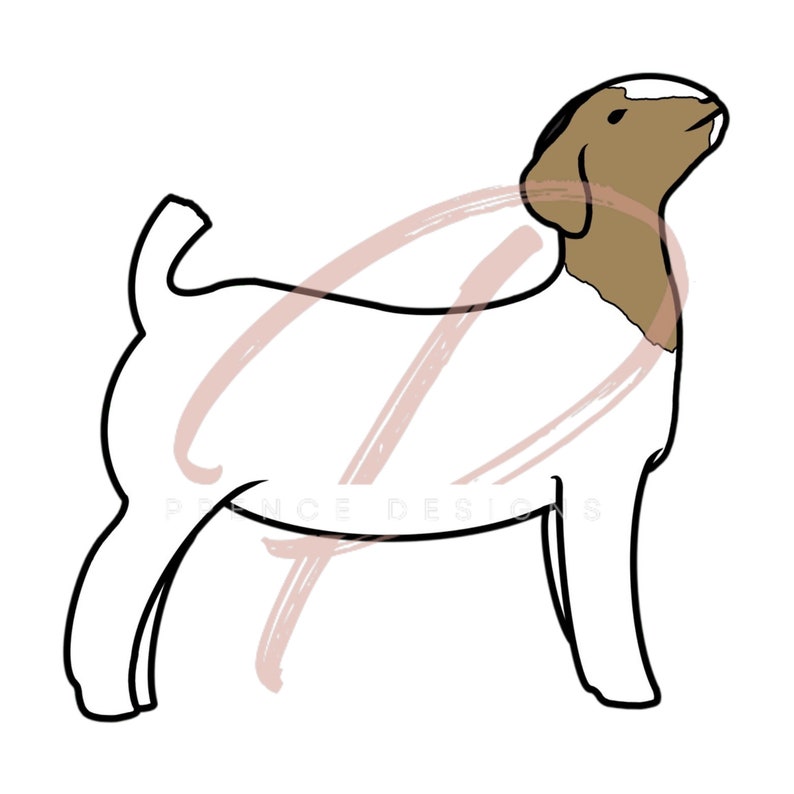 Show Goat Digital Graphic Etsy