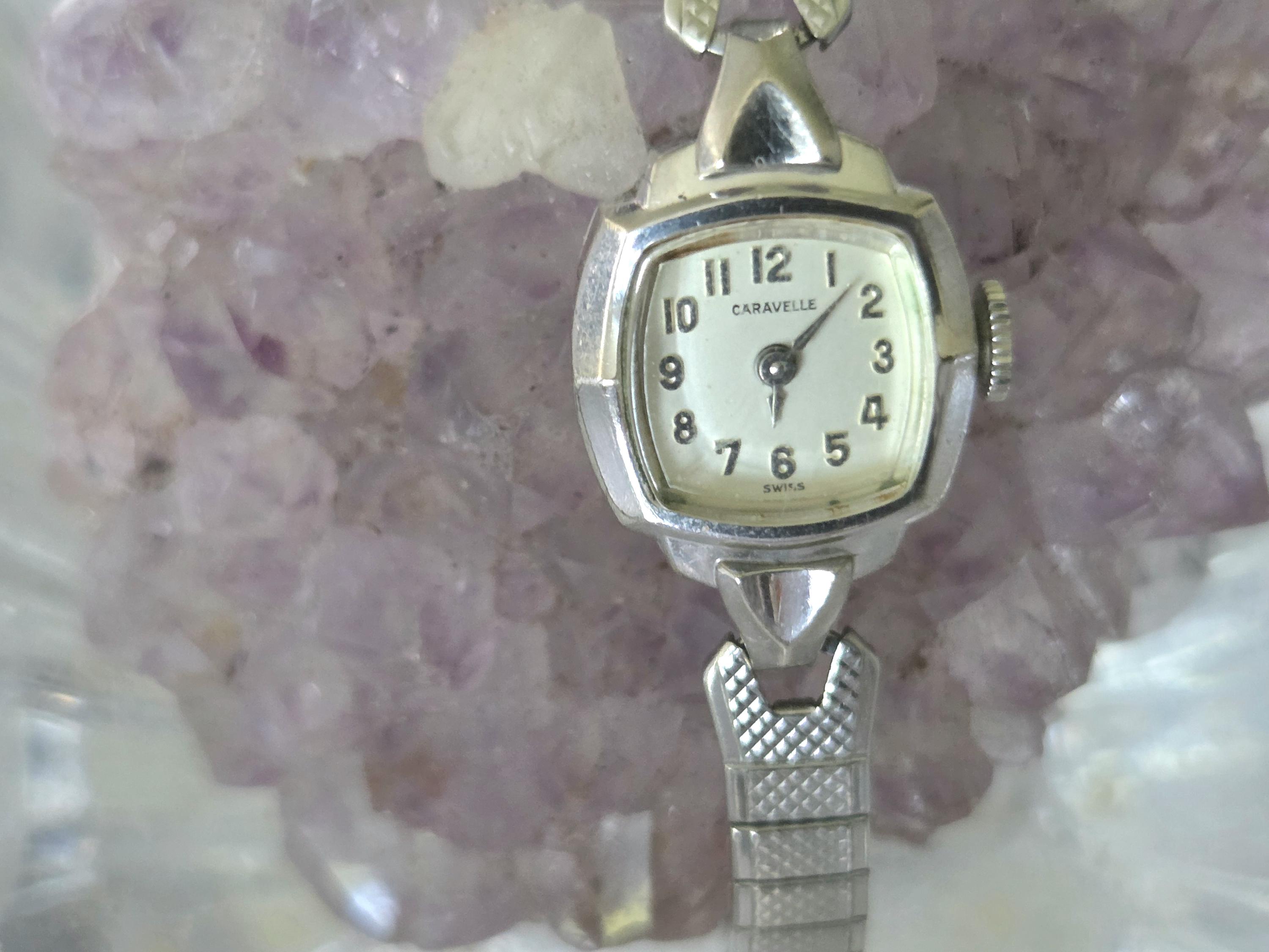 Vintage Caravelle Women\'s Watch Winds Runs Keeps Time vintage Caravelle by Bulova manual wind | Mercari main image 2