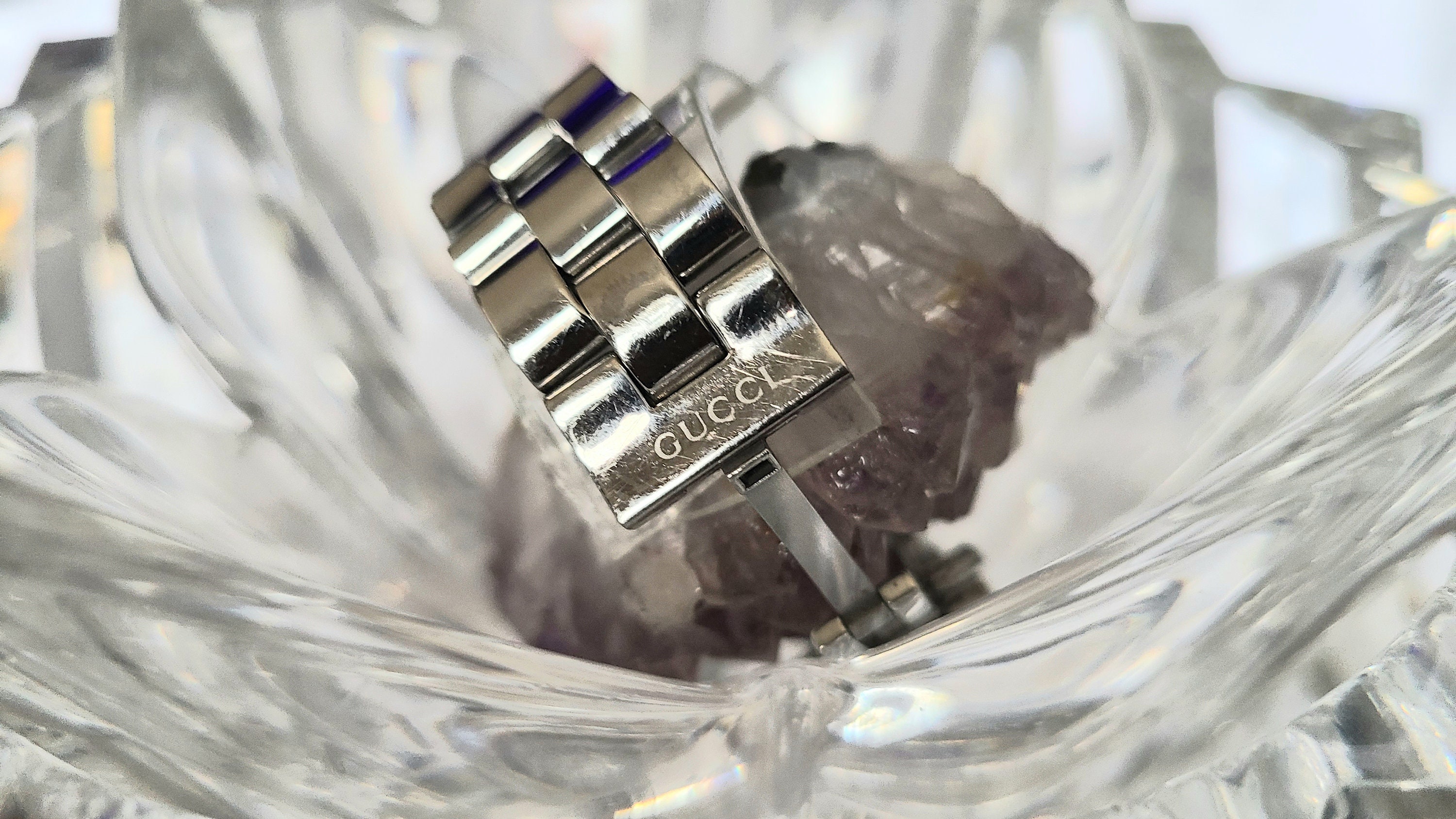 GUCCI 2305L グッチ シルバー クオーツ レディース GUCCI Stainless Steel Square Face Quartz Analog Watch 2305L