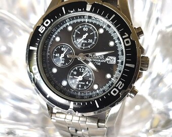 Rare PULSAR Chronograph Alarm Date Diver 7T62 X068 Men s 42mm Watch Etsy