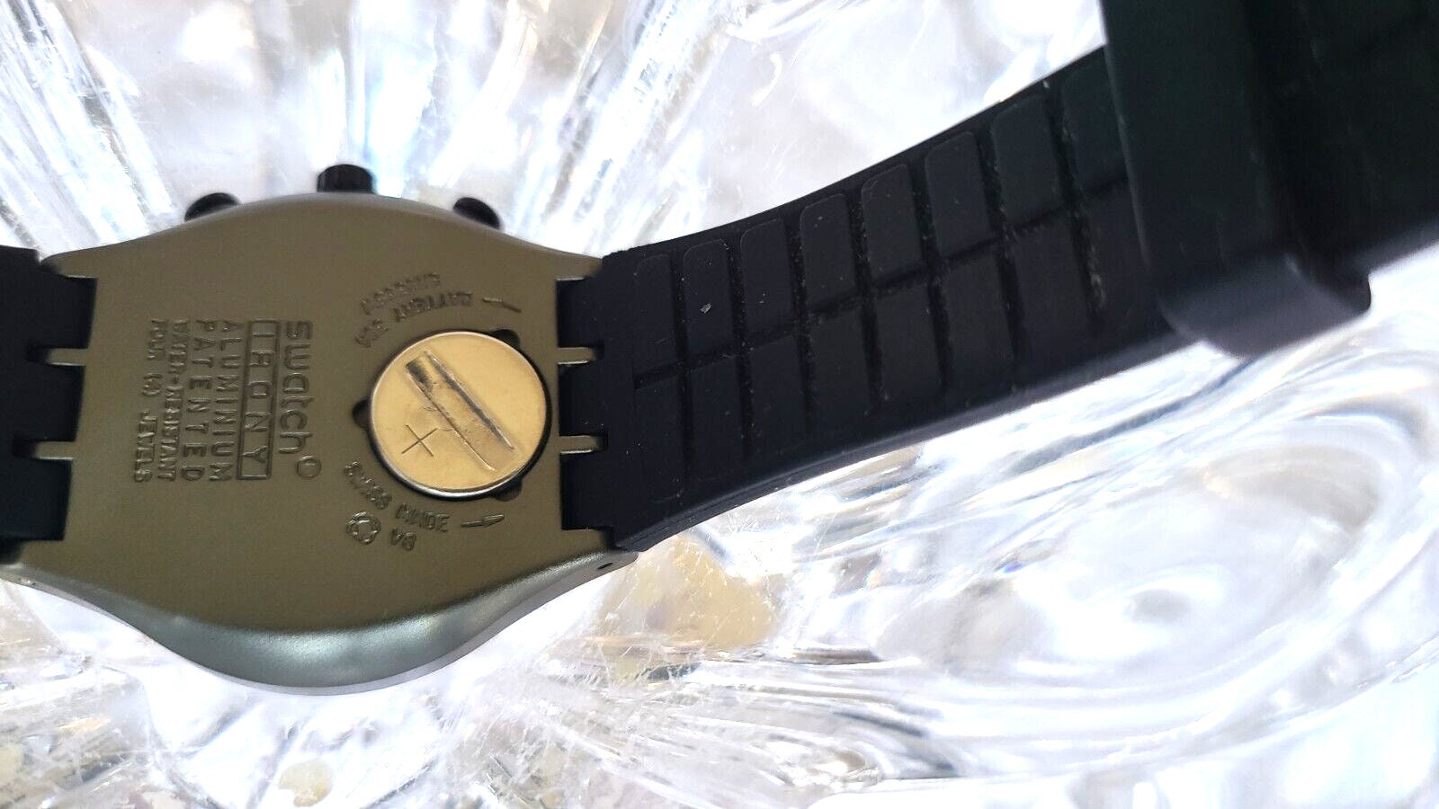 Vintage Swatch Ray of Light Irony AG 2009 Chronograph 4 Jewels Watch YCM4000