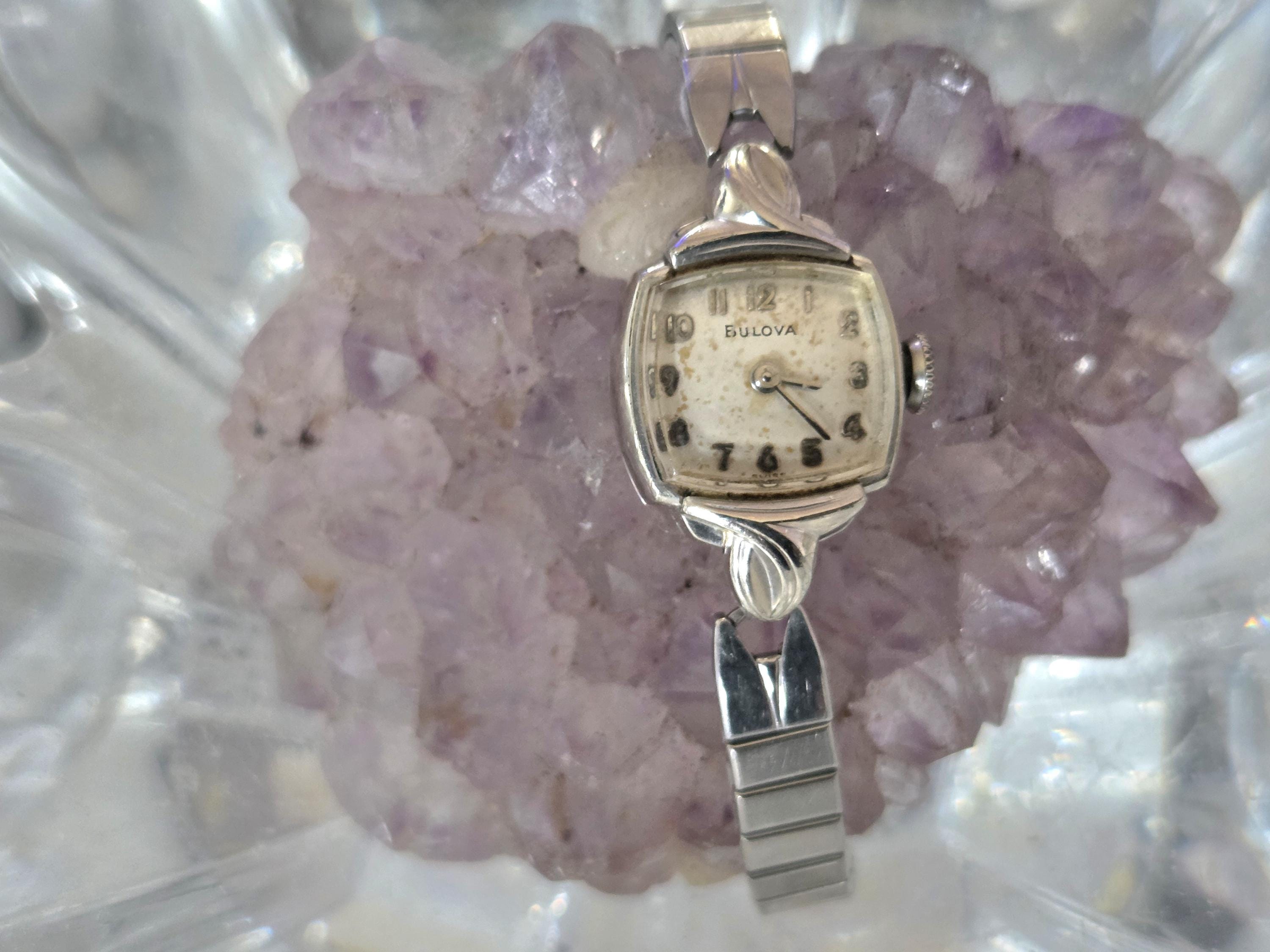 Vintage Elegant Silver tone Bulova MG 10k R.G.P Women\'s Watch Vintage Ladies Bulova watch 10K RGP Bezel | Mercari main image 2