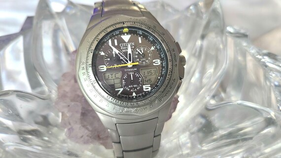 Citizen skyhawk titanium watch online