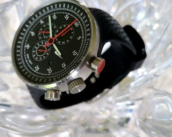 NIKE HERITAGE Chronograph Black Dial 200m Limited Watch WC0052 - Etsy