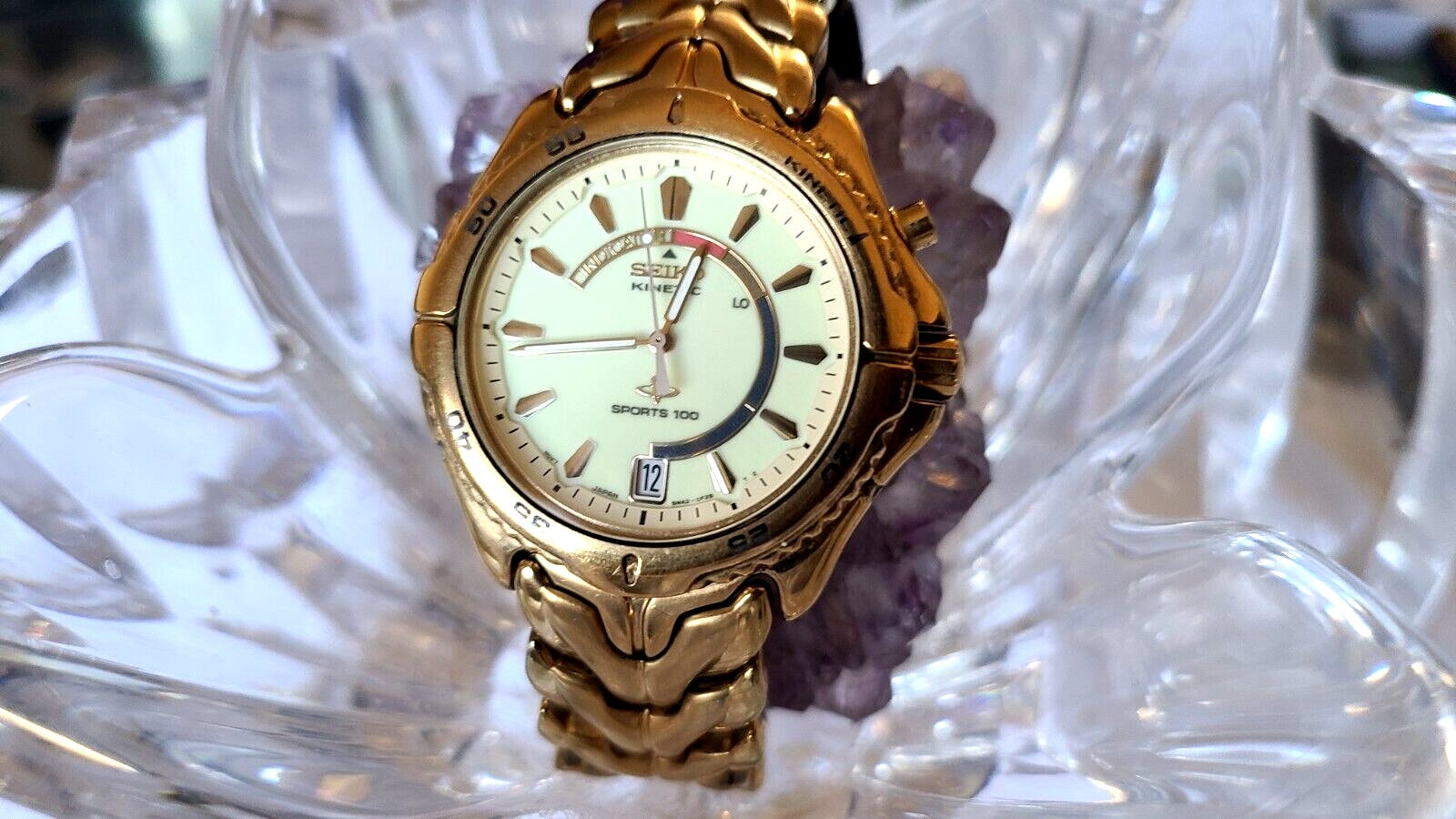 Vintage Watch Seiko Kinetic Sports 100 5M42-0B09 -  Canada