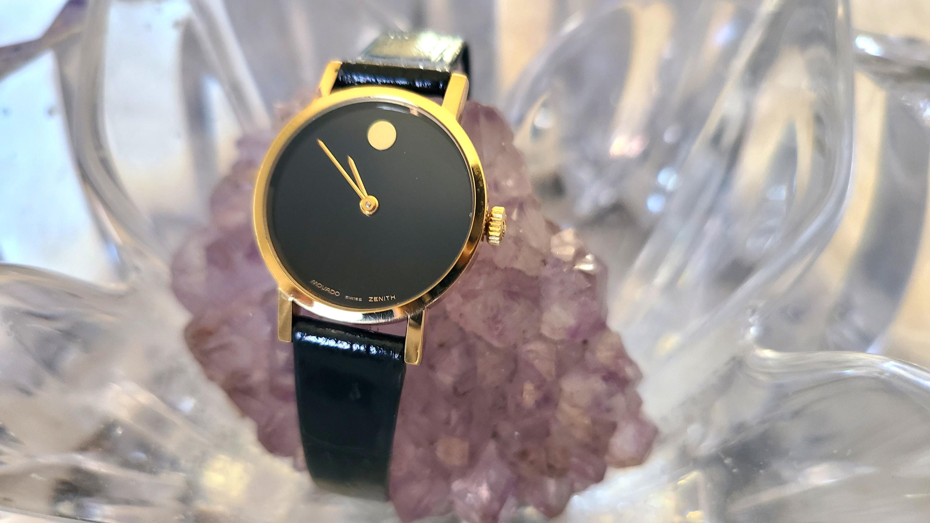 Vintage 1970\'s  Movado Ladies Watch 17 Jewel Mechanical Zenith Swiss Factory Mvt MOVADO ZENITH RED MUSEUM MANUAL WIND 17JEWELS VINTAGE LADIES  main image 2