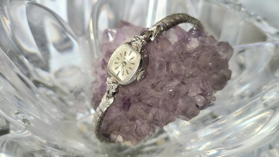 Vintage Benrus Diamond 10k Rg Manual Wind Ladies … - image 2