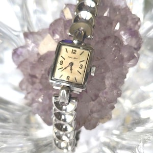 RARE Vintage Mathey Tissot 10k RG Case Manual Wind Kreisler Band Women&#39;s Watch
