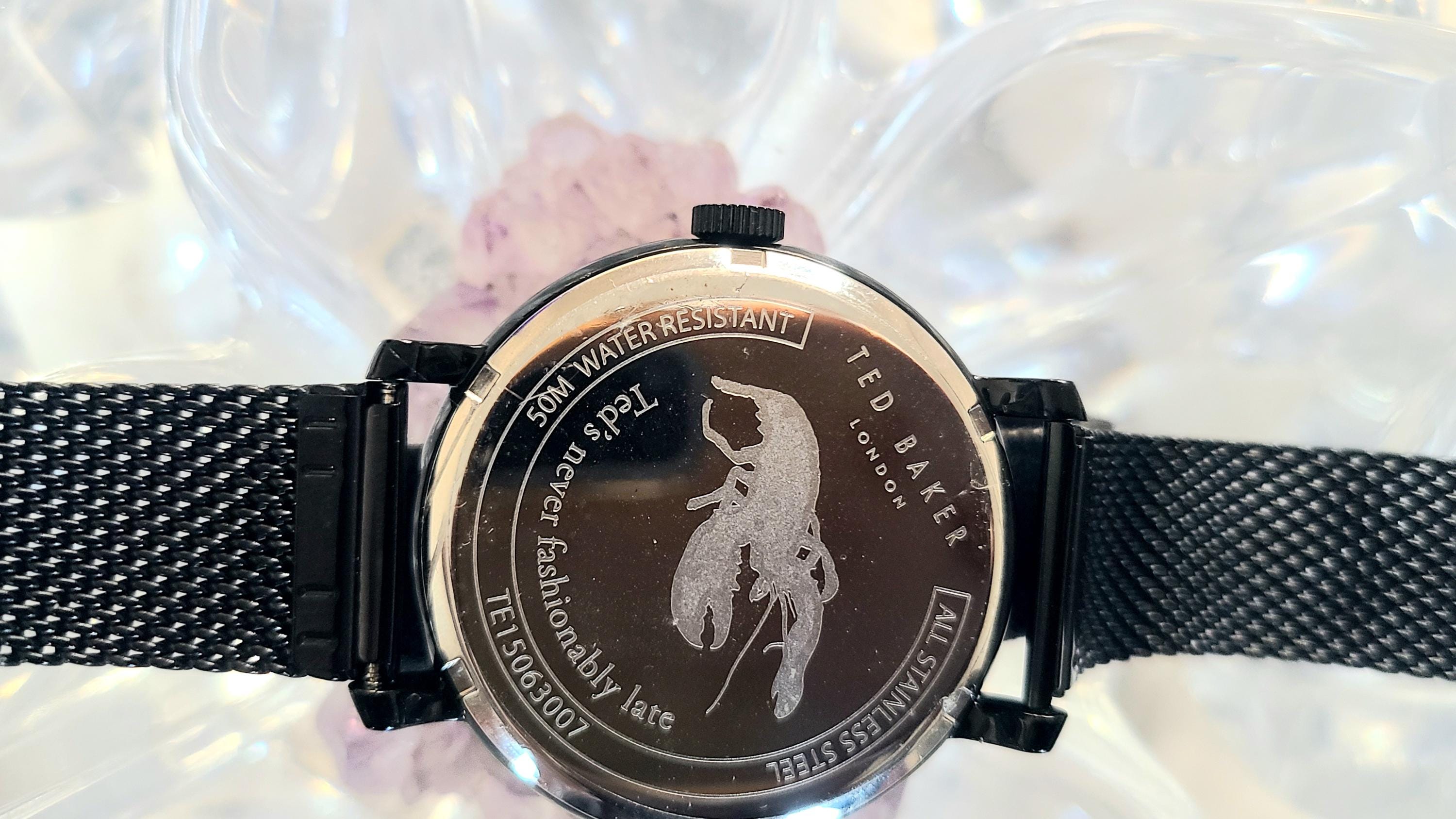 Ted Baker London All Black Dial and Band Model TE15063007 - Etsy