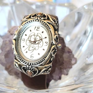Montre pour femme CAROLYN POLLACK Sincerely Southwest en argent sterling, cuivre et laiton