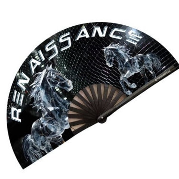 RENAISSANCE Fan  | Beyonce | Beyonce Fan | Beyonce's Renaissance Outfit | Queen B | RWT2023 | Rave Fan| Cozy Fan | Opulence Hand Fan