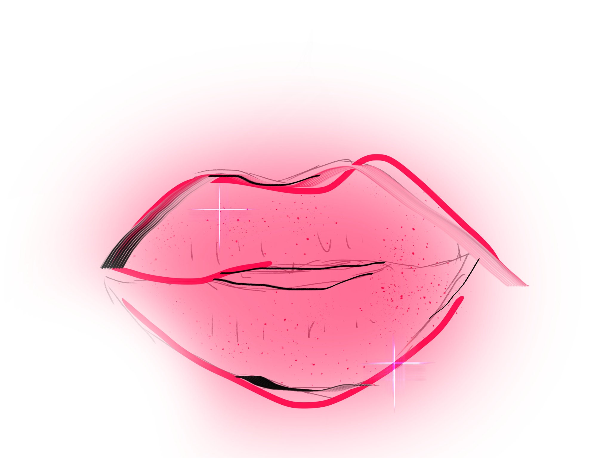 LV Lips Pink INSTANT DOWNLOAD print file PNG – BB Digital Prints and  Boutique