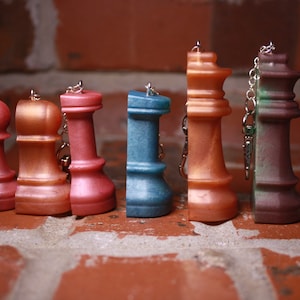 resin chess piece carabiners