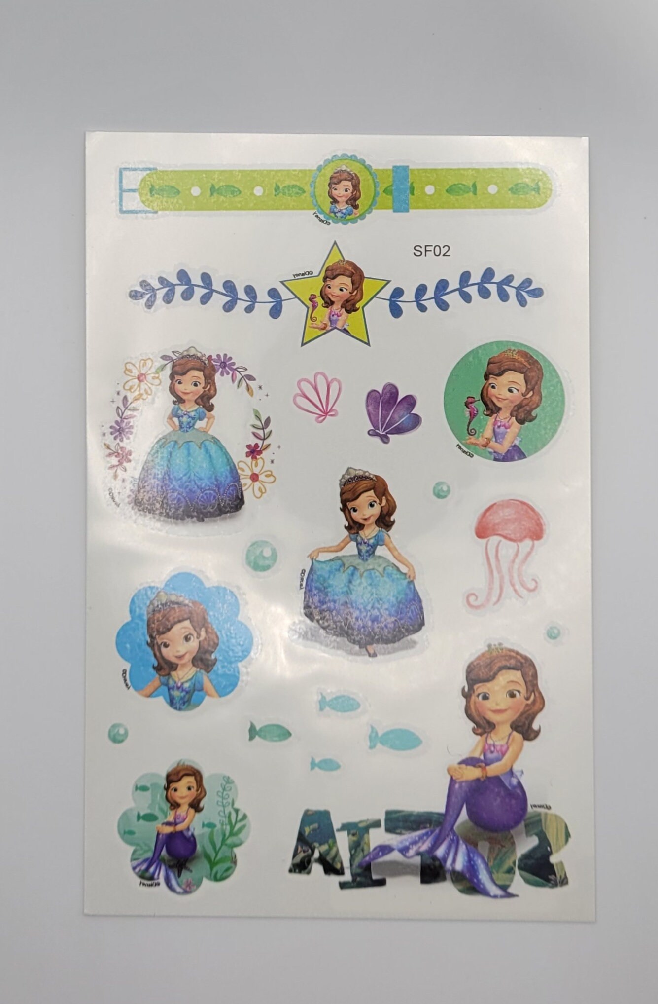 Temporary Tattoo Disney Princess Temporary Tattoo Gift for Etsy