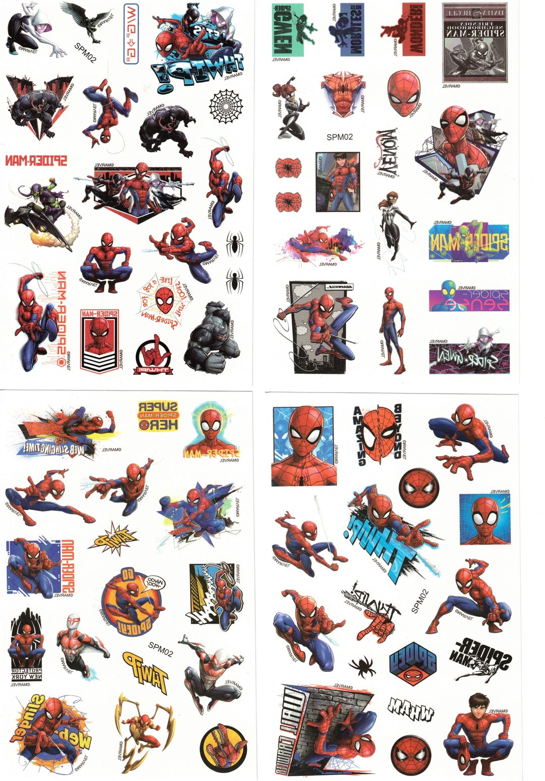 Temporary Tattoo, Spiderman Temporary Tattoo, Spiderman Miles Morales