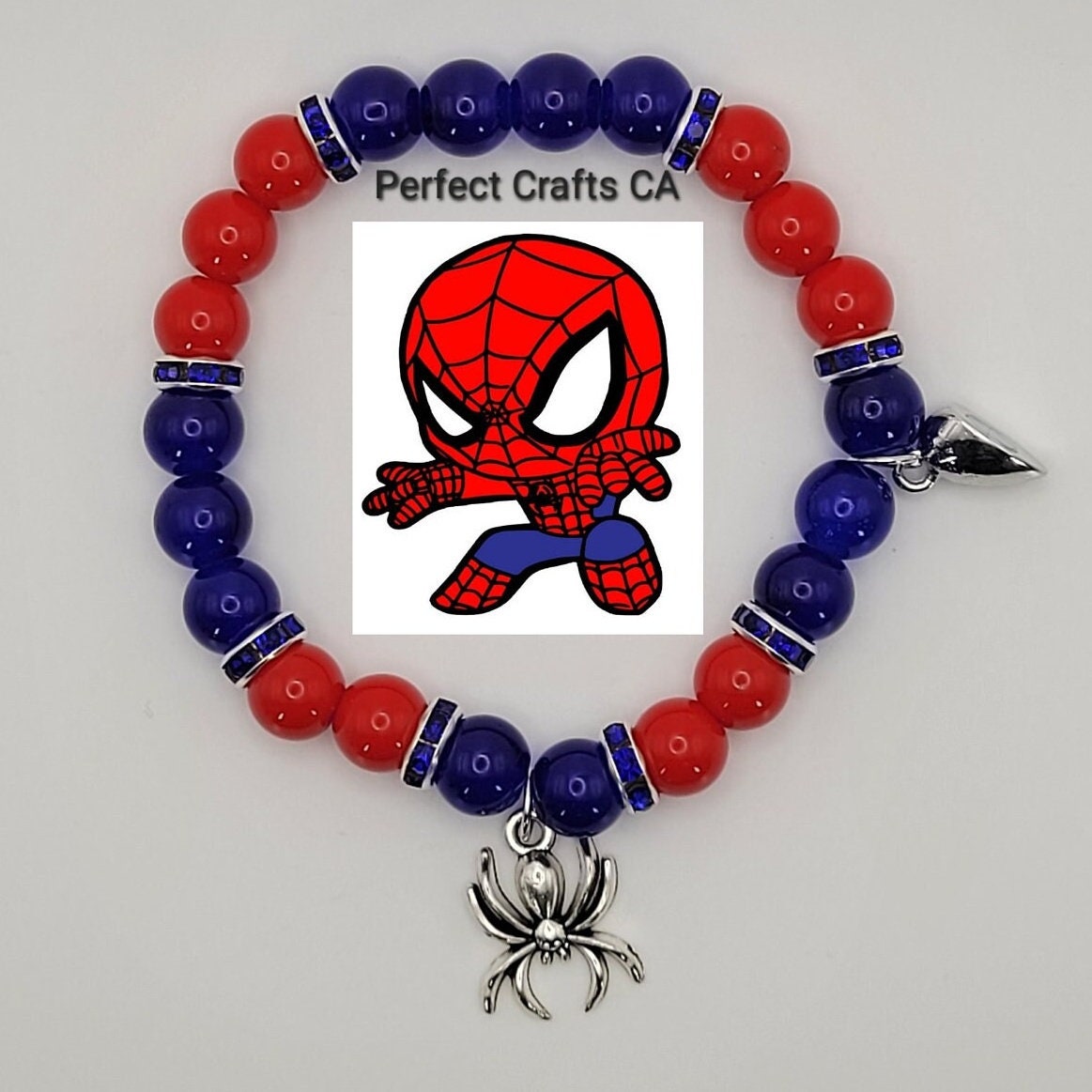 *pre order *spider-man and hello kitty matching bracelet set