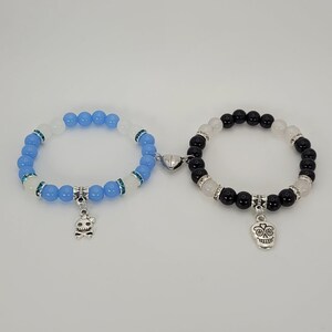 Corpse Bride Set of Two Matching Couple Bracelets, Victor and Emily ...