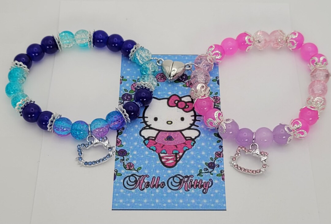 Hello Kitty Beaded Matching Bracelet Etsy