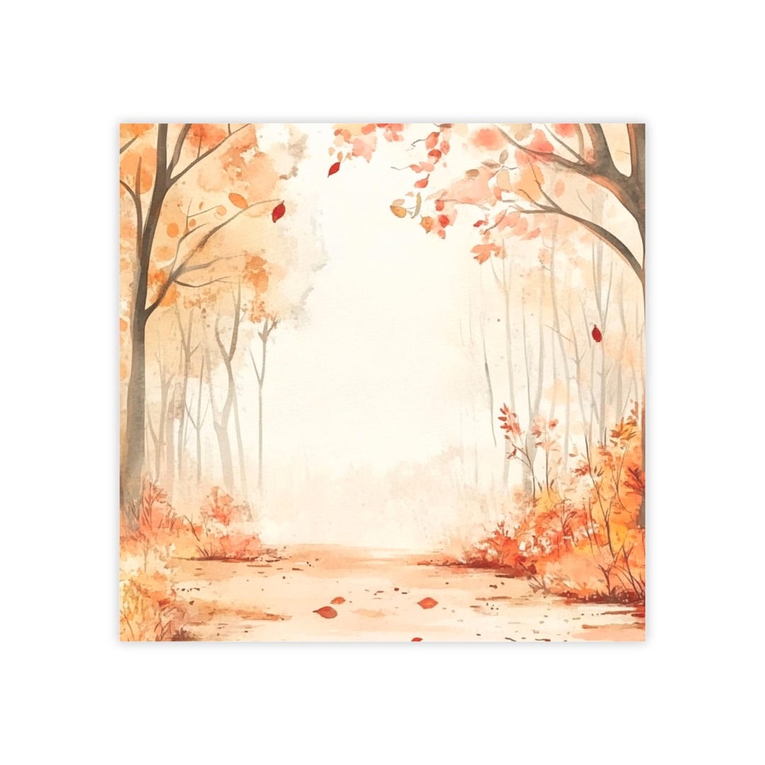 Autumn Trees Post-it® Note Pads - Designer - Sticky Notes, Falling ...