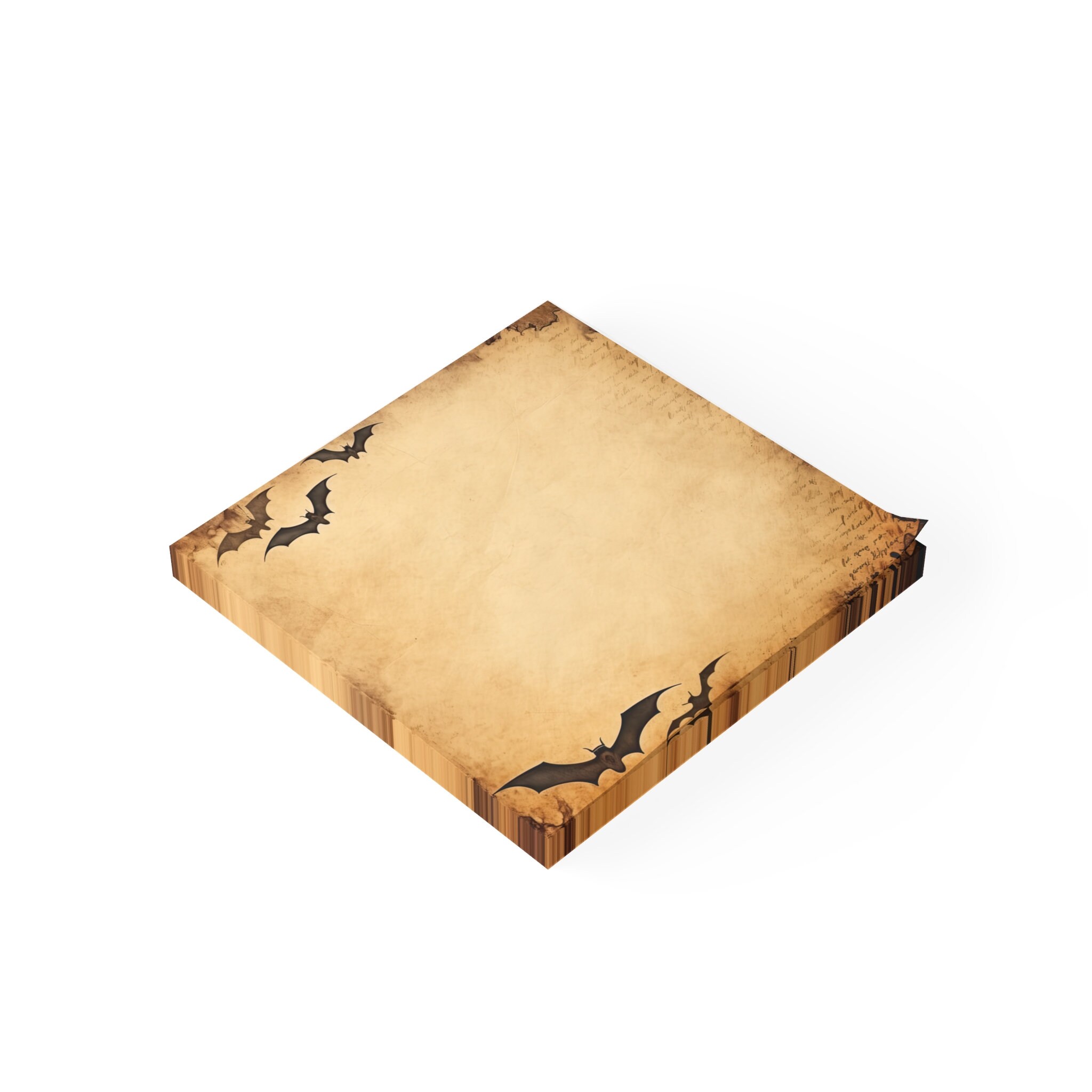 Bats Post-it® Note Pads - Designer - Spooky Bat Sticky Notes, Antique ...