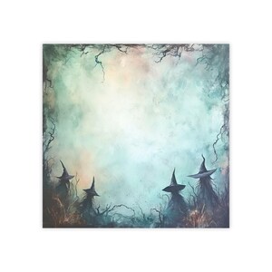 Bloc de notas adhesivas Post-it® de brujas, de diseño, con temática mágica, de ambiente espeluznante y aterrador, para noches de aquelarre, regalo para amantes de las brujas, 50 hojas, 2 tamaños imagen 5